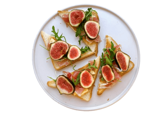 A plate of food by alexandra